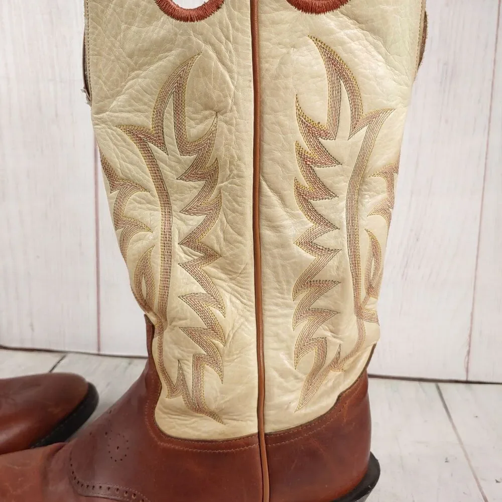 Tony Lama Sunset Renegade 4830 - Men's SIZE 11D - Buckaroo LEATHER Cowboy Boots